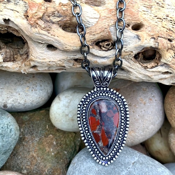 Bloodstone Pendant - Picture 2 of 4